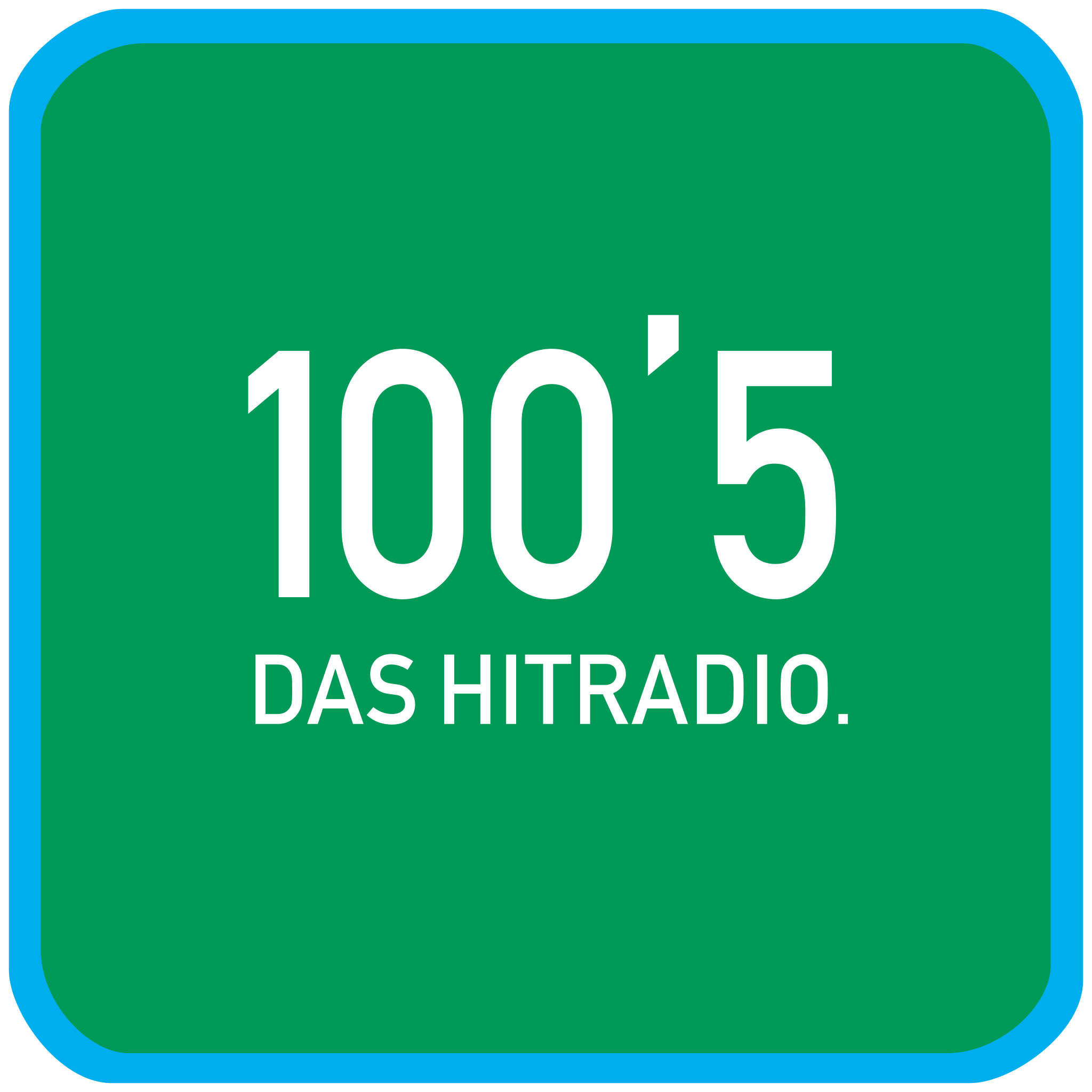 100'5 Das Hitradio Logo